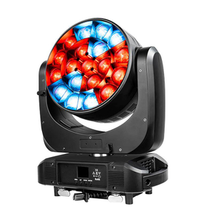 19 個 40W ビーアイ RGBW ズーム ウォッシュ ピクセル ムービング ヘッド ライト FD-LM1940B