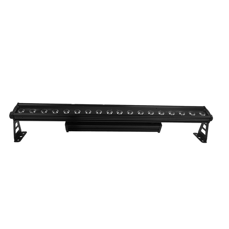 18pcs 4W RGBWピクセル防水ウォールウォッシュライトFD-AWI1804D